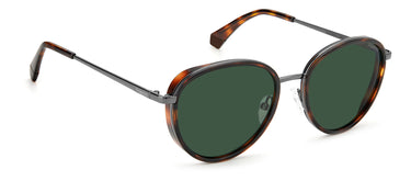 Men Polaroid Sunglasses: PLD 6150/S/X - Havana(2) - SpecSMART Eye Clinic (Diagonal View)